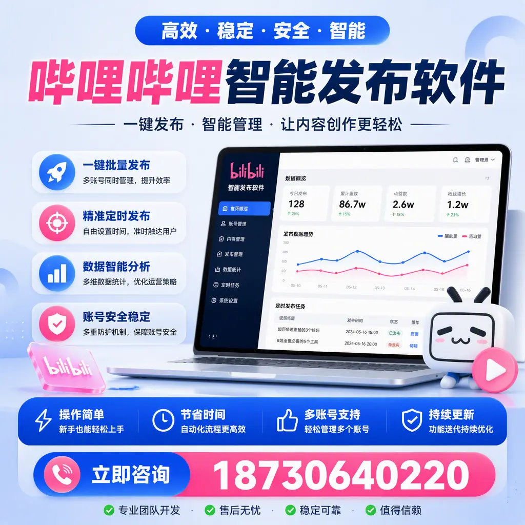 如何在 湖州 制定有效的哔哩哔哩智能发布策略